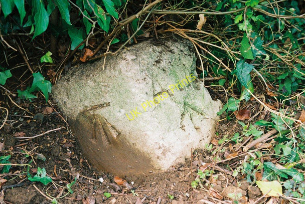 Photo 6"x4" Boundary Stone, Roman Road, Bicester Bicester c2010