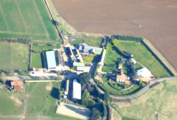 Photo 6"x4" Leewick Farm Aerial View Point Clear c2008