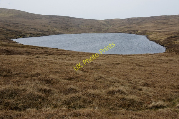 Photo 6"x4" Loch west of Gossa Water Colvister c2010