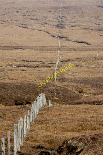 Photo 6"x4" Old fence near the Burn of Gossawater Colvister c2010 P1