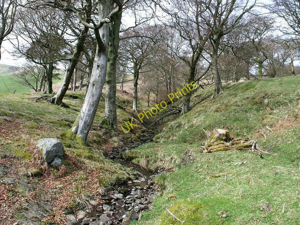 Photo 6"x4" Up the Corrie Gully Balmalloch\/NS7078 c2010