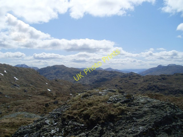 Photo 6"x4" South view from the ridge of Beinn Chabhair Beinn Chabhair c2010