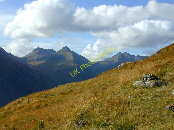 Photo 6"x4" Cairn on the path Sg\u00f9rr nan Spainteach c2004