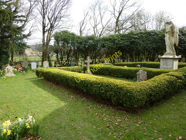Photo 6"x4" St Hubert's Catholic Church, Graveyard Dunsop Bridge c2010