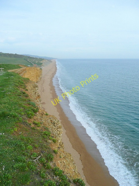 Photo 6"x4" View from Burton Cliff 1 Burton Bradstock c2010