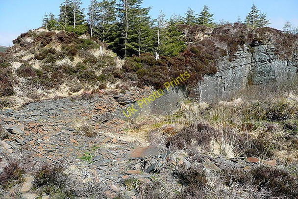 Photo 6"x4" Rock outcrop in Knockalassa Connolly c2010
