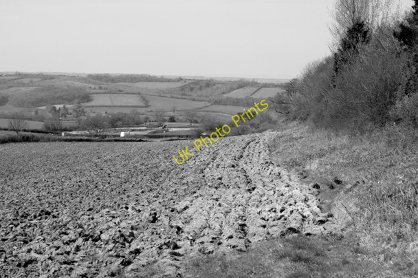 Photo 6"x4" 2010 : Ploughed field and view west near Stanton Prior Stanton Prior c2010