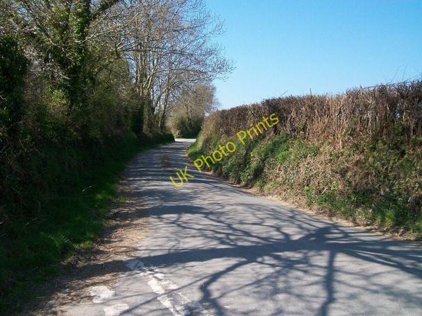 Photo 6"x4" View south towards the entrance to Rhedynog Isaf from the minor road junction Abererch c2010
