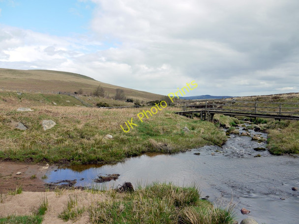 Photo 6"x4" Ford & footbridge over Lilburn Burn Ilderton c2010