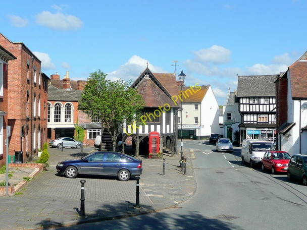 Photo 6"x4" Newent market square Newent c2010