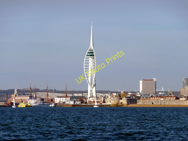 Photo 6"x4" Portsmouth Skyline from the Solent Portsmouth\/SU6501 c2009