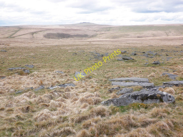 Photo 6"x4" Black Dunghill, seen from Beardown Tors Two Bridges\/SX6075 c2010
