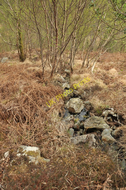 Photo 6"x4" Small stream tumbling down this slope near Loch Leven Glencoe\/NN1058 c2010