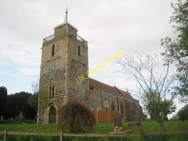 Photo 6"x4" Church of St Mary The Virgin, Church Street, Woodnesborough Gore\/TR3055 c2010