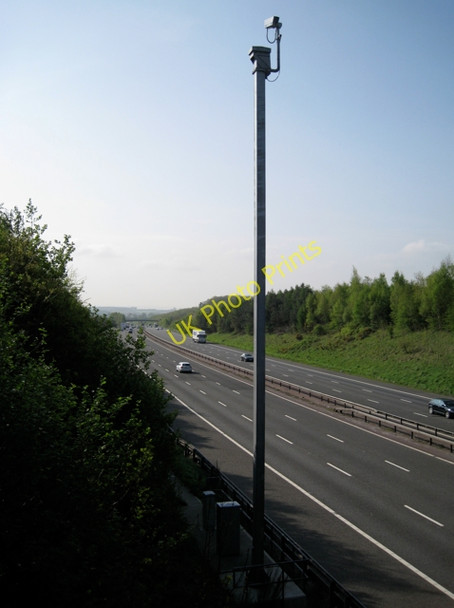 Photo 6"x4" Traffic management camera, M40 Budbrooke c2010