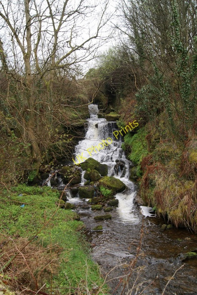 Photo 6"x4" Waterfall near Whinhill railway station Greenock\/NS2776 c2010