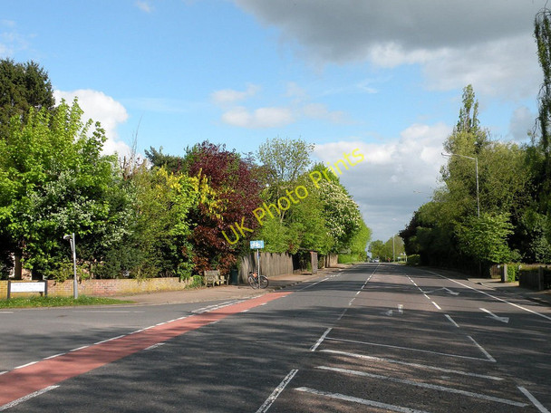 Photo 6"x4" Huntingdon Road scene High Cross\/TL4259 c2010