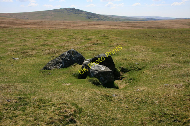 Photo 6"x4" Cist east of White Tor Cudlipptown c2010