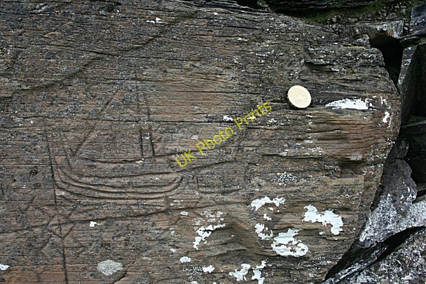 Photo 6"x4" Carving of a Galley Toberonochy c2010