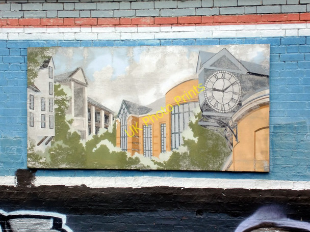 Photo 6"x4" Detail of Mural near Cambridge Station Cambridge\/TL4658 c2010