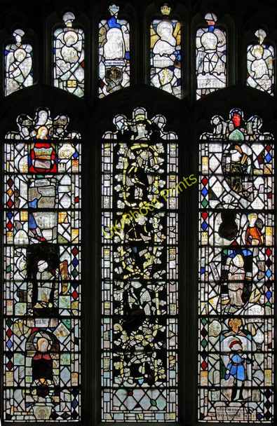 Photo 6"x4" St Mary Magdalene, Barkway - Stained glass window Barkway c2011