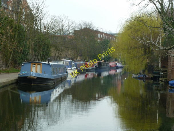 Photo 6"x4" Camden Visitor Moorings, Regent's Canal Camden Town c2011