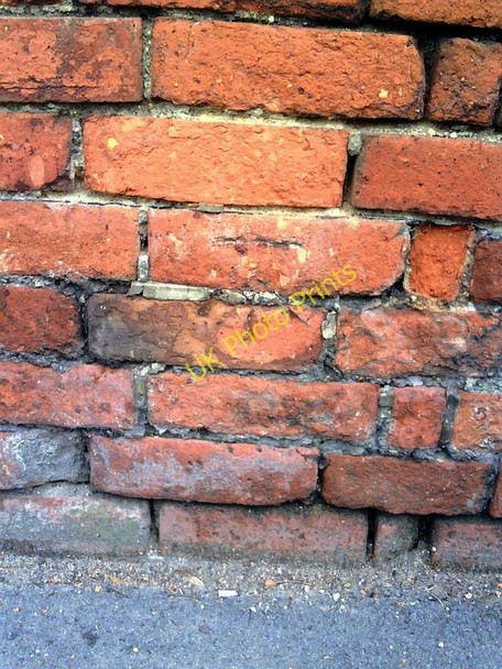 Photo 6"x4" Benchmark on the roadside wall of #87 Radley Road Abingdon c2011