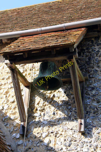 Photo 6"x4" The bell on St Botolph Church Cookley Green\/SU6990 c2011