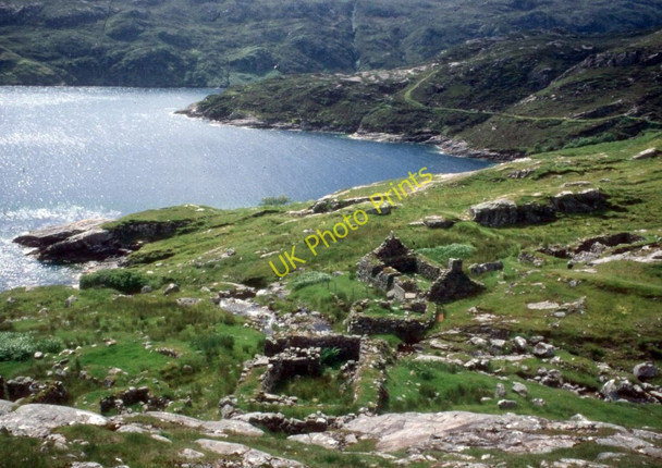 Photo 6"x4" Ruins of Gearraidh Lotaigear Caolas Scalpaigh\/NG2198 c1987