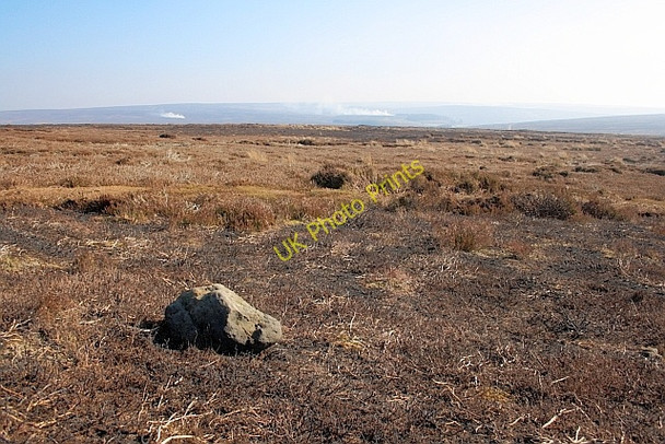 Photo 6"x4" Boulder, Whitestones Ridge Miley Pike (Tumulus) c2011