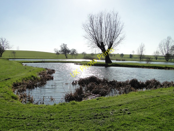 Photo 6"x4" Marsh Farm fishing lakes and caravan site Benhall Green c2011