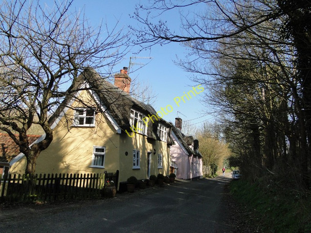 Photo 6"x4" Houses in Sandy Lane, Sternfield Saxmundham c2011