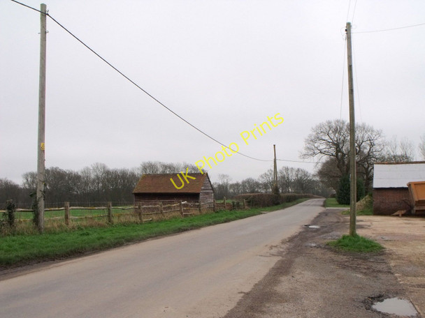 Photo 6"x4" Road through Foord's Farm, Vines Cross, East Sussex Vines Cross c2011