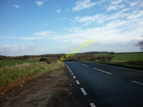 Photo 6"x4" Looking east along Lamb Lane towards Oldcotes Letwell c2011