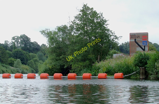 Photo 6"x4" Boom across the River Severn at Lincomb, Worcestershire Stourport-on-Severn c2010