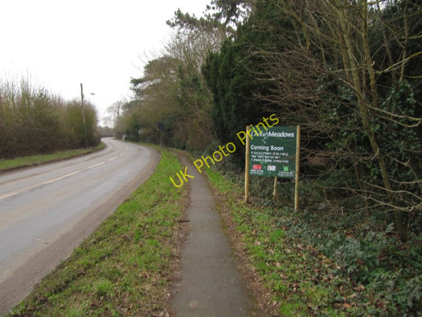 Photo 6"x4" Sign on the side Cholsey c2011