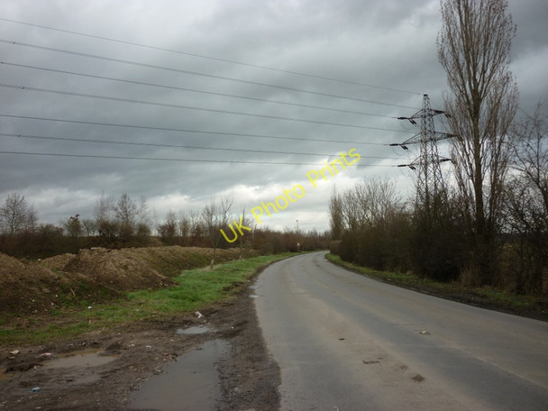 Photo 6"x4" Neap House Road, towards Flixborough Stather Gunness c2011