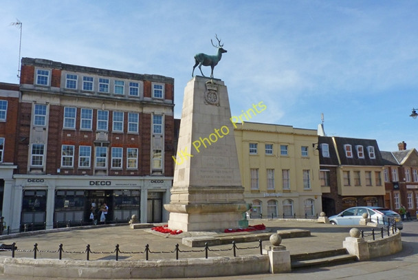 Photo 6"x4" Hertford War Memorial Hertford c2011