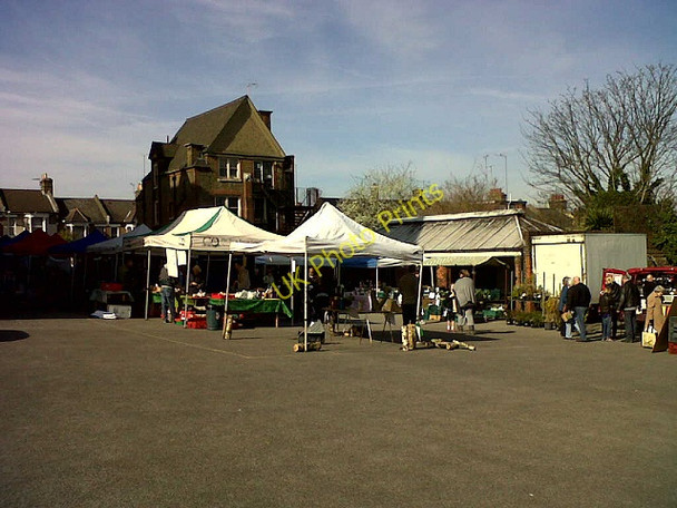 Photo 6"x4" Farmers market at Halstow School Greenwich\/TQ3977 c2011