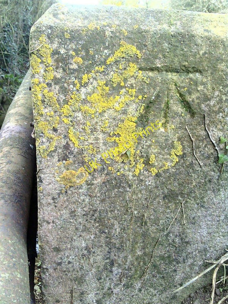 Photo 6"x4" Benchmark on NE end of low parapet of bridge on Cassington Road Eynsham c2011