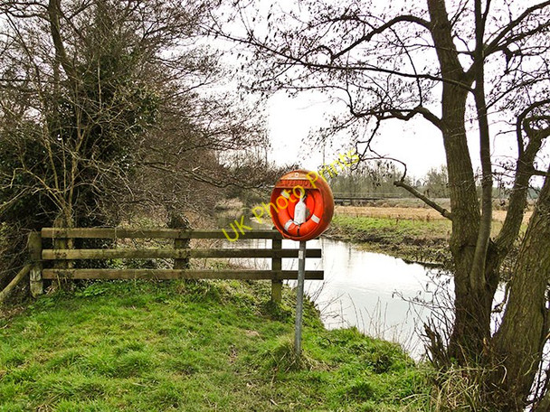 Photo 6"x4" Lifebelt by the River Yare on Marston Marshes Eaton\/TG2106 c2011