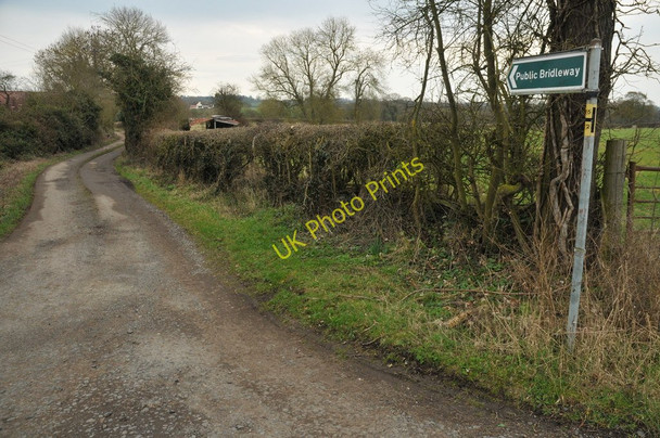 Photo 6"x4" Bridleway to Upper Bentley Lower Bentley c2011