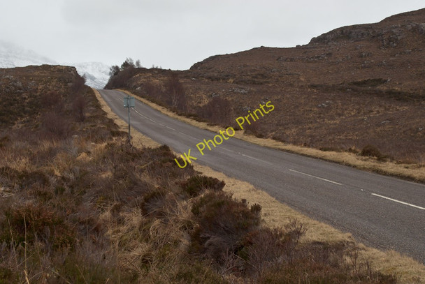 Photo 6"x4" A832 beside Loch Maree Letterewe c2011
