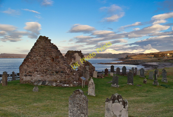Photo 6"x4" Laide Chapel and Burial ground Laide c2011