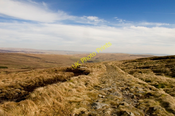 Photo 6"x4" Pennine Way on Fountains Fell Out Sleets c2011