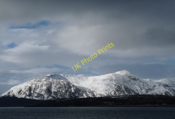 Photo 6"x4" Sgurr na h-Eanchainne, Ardgour from the south Clovullin c2011