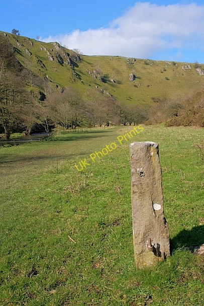Photo 6"x4" Gate Post, River Dove Alstonefield c2011