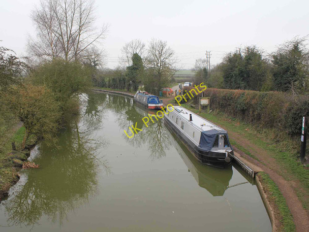 Photo 6"x4" Ashby canal from Lime Kilns bridge Hinckley c2011