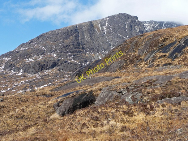 Photo 6"x4" Boilerplate rock below Coir' a' Ghrunnda Allt Coir' a' Ghrunnda c2011