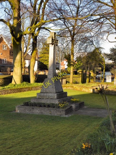 Photo 6"x4" Great  War Memorial, St Mary's Davyhulme Urmston c2011